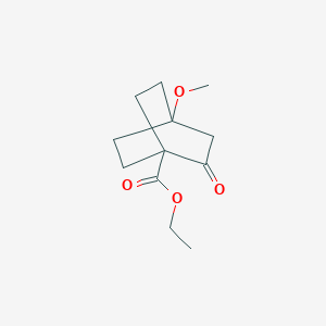 molecular formula C12H18O4 B3285959 Ethyl 4-methoxy-2-oxobicyclo[2.2.2]octane-1-carboxylate CAS No. 81687-88-9
