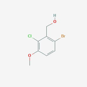 molecular formula C8H8BrClO2 B3285975 (6-Bromo-2-chloro-3-methoxyphenyl)methanol CAS No. 817166-50-0