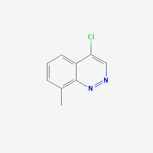 molecular formula C9H7ClN2 B3285982 4-氯-8-甲基喹啉 CAS No. 817209-42-0