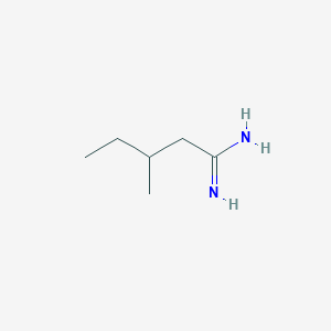 molecular formula C6H14N2 B3285988 3-Methylpentanimidamide CAS No. 817552-66-2