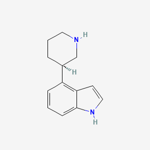 molecular formula C13H16N2 B3286055 (R)-4-(Piperidin-3-YL)-1H-indole CAS No. 81887-48-1