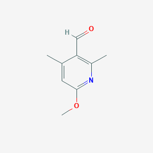 molecular formula C9H11NO2 B3286063 6-甲氧基-2,4-二甲基吡啶-3-甲醛 CAS No. 819069-58-4