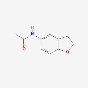 molecular formula C10H11NO2 B3286071 5-Acetylamino-2,3-dihydrobenzofuran CAS No. 81926-25-2