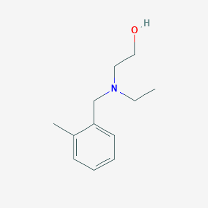 molecular formula C12H19NO B3286075 2-[Ethyl-(2-methyl-benzyl)-amino]-ethanol CAS No. 81928-93-0