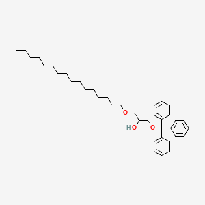 molecular formula C38H54O3 B3286118 2-Propanol, 1-(hexadecyloxy)-3-(triphenylmethoxy)- CAS No. 82002-20-8