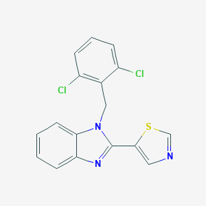 1-(2,6-dichlorobenzyl)-2-(1,3-thiazol-5-yl)-1H-benzimidazole
