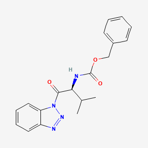 molecular formula C19H20N4O3 B3286144 N-alpha-Benzyloxycarbonyl-L-valine (1H-benzo[d][1,2,3]triazol-1-yl) ester CAS No. 820239-44-9