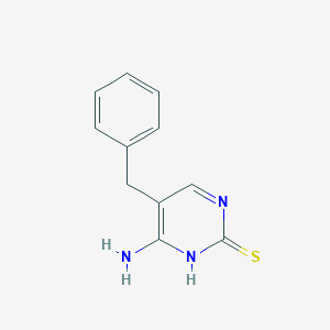 molecular formula C11H11N3S B3286205 4-Amino-5-benzyl-pyrimidine-2-thiol CAS No. 82106-36-3