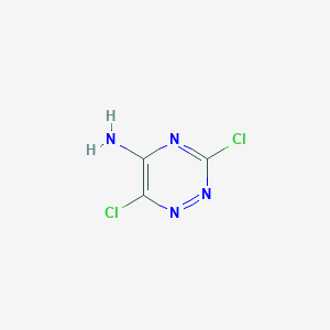 molecular formula C3H2Cl2N4 B3286268 二氯-1,2,4-三嗪-5-胺 CAS No. 823-62-1