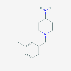 molecular formula C13H20N2 B3286295 1-[(3-甲基苯基)甲基]哌啶-4-胺 CAS No. 82378-82-3