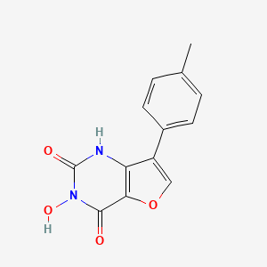 molecular formula C13H10N2O4 B3286349 3-hydroxy-7-(p-tolyl)furo[3,2-d]pyrimidine-2,4(1H,3H)-dione CAS No. 824983-99-5