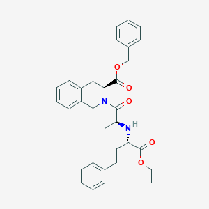 molecular formula C32H36N2O5 B3286400 奎那普利苄酯 CAS No. 82586-54-7