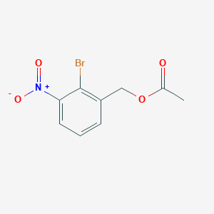 molecular formula C9H8BrNO4 B3286412 2-Bromo-3-nitrobenzyl acetate CAS No. 82617-50-3