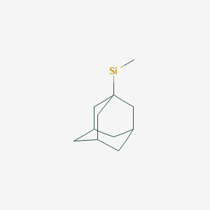 molecular formula C11H18Si B3286420 1-Adamantyl(methyl)silane CAS No. 82690-39-9