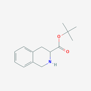 molecular formula C14H19NO2 B3286441 Tert-butyl 1,2,3,4-tetrahydroisoquinoline-3-carboxylate CAS No. 82716-91-4