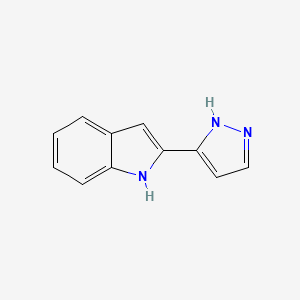 2-(1h-Pyrazol-3-yl)-1h-indole