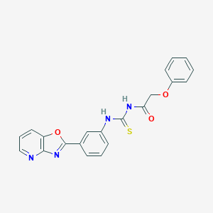 N-(3-[1,3]oxazolo[4,5-b]pyridin-2-ylphenyl)-N'-(phenoxyacetyl)thiourea