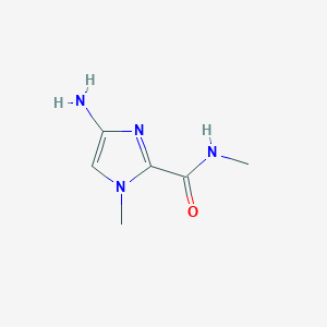 molecular formula C6H10N4O B3286472 4-amino-N,1-dimethyl-1H-Imidazole-2-carboxamide CAS No. 827588-67-0