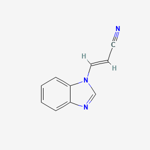 3-(1h-Benzimidazol-1-yl)-2-propenenitrile