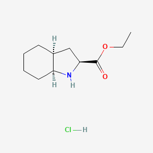 (2S,3aS,7aS)-Ethyl octahydro-1H-indole-2-carboxylate hydrochloride
