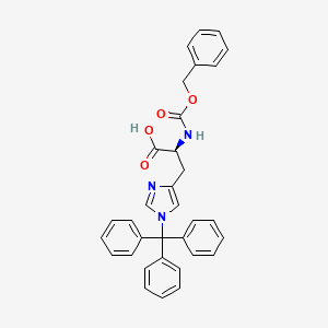 L-Histidine, N-[(phenylmethoxy)carbonyl]-1-(triphenylmethyl)-