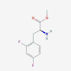 methyl (2S)-2-amino-3-(2,4-difluorophenyl)propanoate