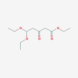 molecular formula C11H20O5 B3286606 5,5-Diethoxy-3-oxopentansaeure-ethylester CAS No. 83124-88-3