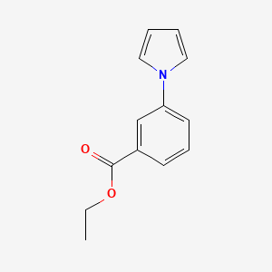 B3286607 1-(3-Ethoxycarbonylphenyl)pyrrole CAS No. 83140-93-6