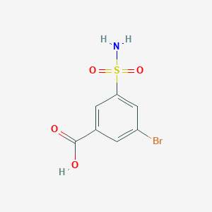 3-Bromo-5-sulfamoylbenzoic acid