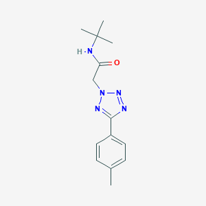 N-tert-butyl-2-[5-(4-methylphenyl)-2H-tetrazol-2-yl]acetamide
