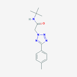 molecular formula C14H19N5O B328672 N-tert-butyl-2-[5-(4-methylphenyl)-2H-tetrazol-2-yl]acetamide 