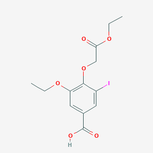 3-Ethoxy-4-(2-ethoxy-2-oxoethoxy)-5-iodobenzoic acid