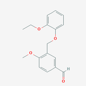 3-[(2-Ethoxyphenoxy)methyl]-4-methoxybenzaldehyde