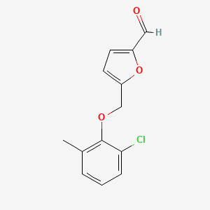 5-[(2-Chloro-6-methylphenoxy)methyl]furan-2-carbaldehyde