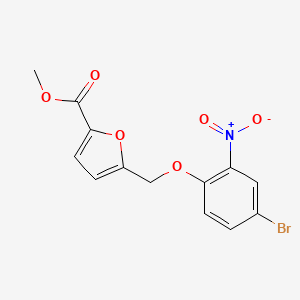 Methyl 5-[(4-bromo-2-nitrophenoxy)methyl]furan-2-carboxylate
