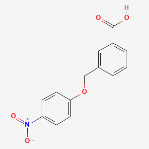 3-[(4-Nitrophenoxy)methyl]benzoic acid