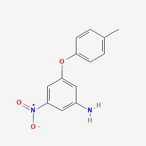 molecular formula C13H12N2O3 B3286873 3-(4-Methylphenoxy)-5-nitroaniline CAS No. 832740-86-0