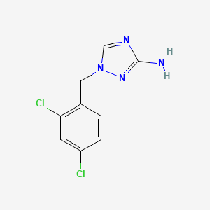 molecular formula C9H8Cl2N4 B3286885 1-(2,4-dichlorobenzyl)-1H-1,2,4-triazol-3-amine CAS No. 832740-96-2