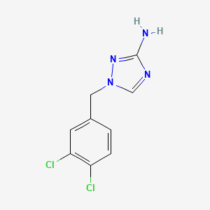 molecular formula C9H8Cl2N4 B3286895 1-(3,4-dichlorobenzyl)-1H-1,2,4-triazol-3-amine CAS No. 832741-07-8