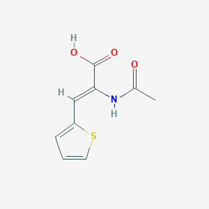 molecular formula C9H9NO3S B3286958 2-(Acetylamino)-3-(2-thienyl)-2-propenoic acid CAS No. 83396-73-0