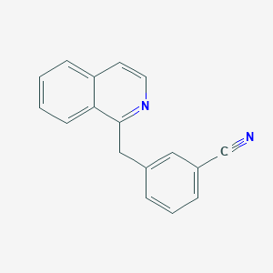 3-(Isoquinolin-1-ylmethyl)benzonitrile