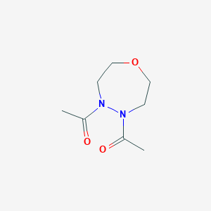 1,4,5-Oxadiazepine, 4,5-diacetylhexahydro-