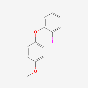 molecular formula C13H11IO2 B3287027 2-Iodophenyl(4-methoxyphenyl) ether CAS No. 836-07-7