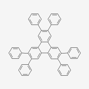 molecular formula C54H36 B3287056 2,3,6,7,10,11-六苯基三苯并苯 CAS No. 836671-27-3