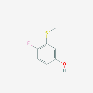 4-Fluoro-3-(methylthio)phenol