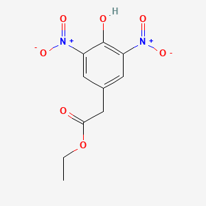 (4-Hydroxy-3,5-dinitro-phenyl)-acetic acid ethyl ester