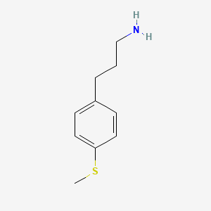 3-(4-Methylsulfanylphenyl)propan-1-amine