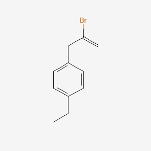 molecular formula C11H13B B3287260 2-Bromo-3-(4-ethylphenyl)-1-propene CAS No. 842140-38-9