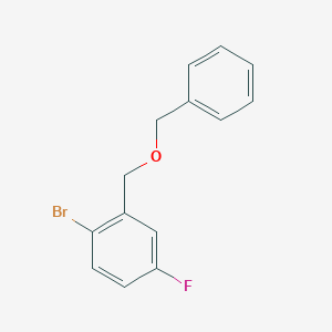 2-((Benzyloxy)methyl)-1-bromo-4-fluorobenzene