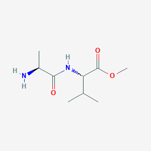 molecular formula C9H18N2O3 B3287280 Alanyl-l-valine methyl ester CAS No. 84255-92-5